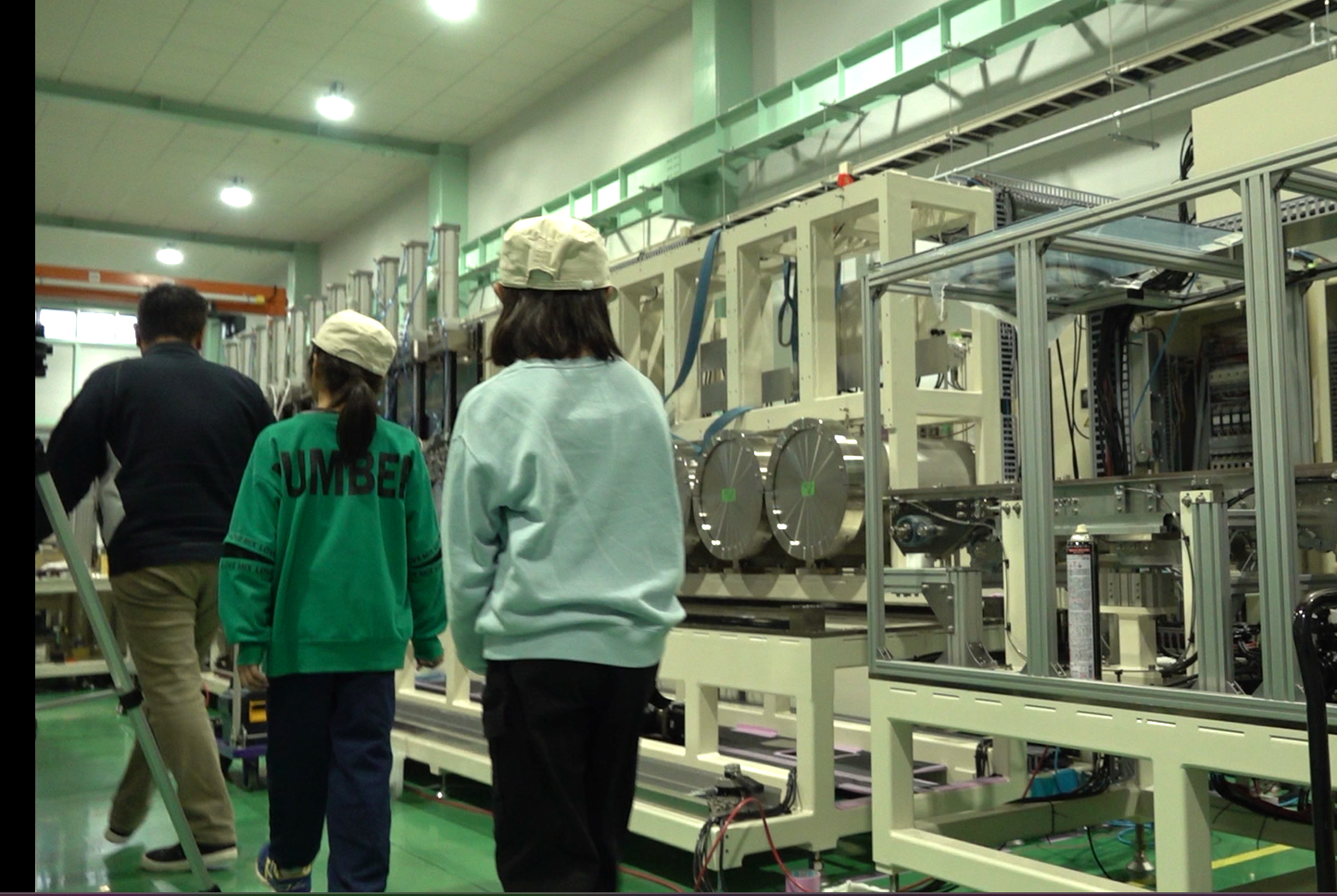 工場探検の様子